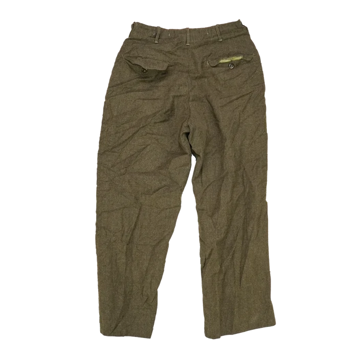 US M-1945 Wool Trousers - 31x26, Small - US Army Surplus - Dress Trousers
