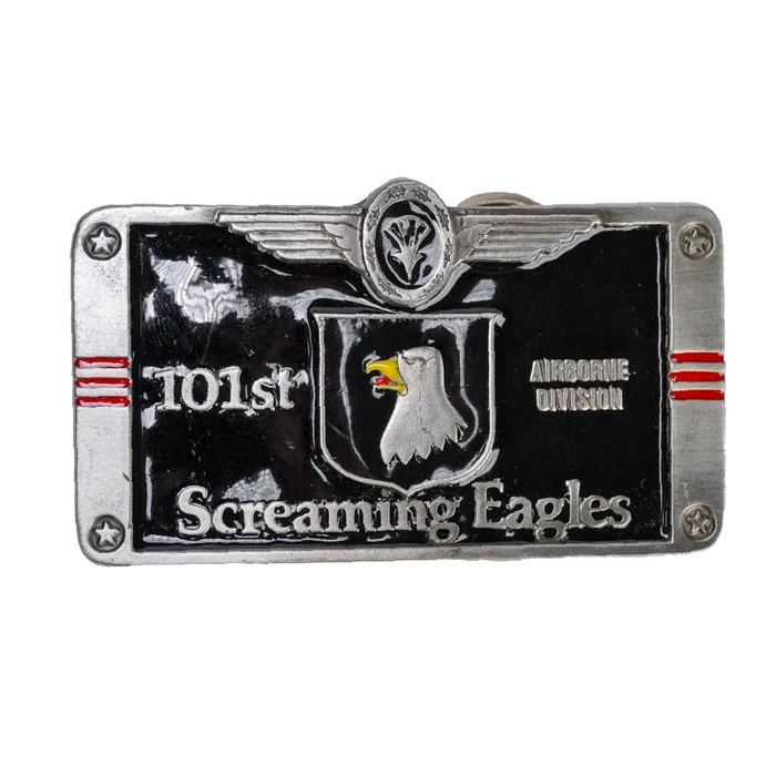 US Made 101st Airborne Belt Buckle, Item 2 - Army & Outdoors - Belts