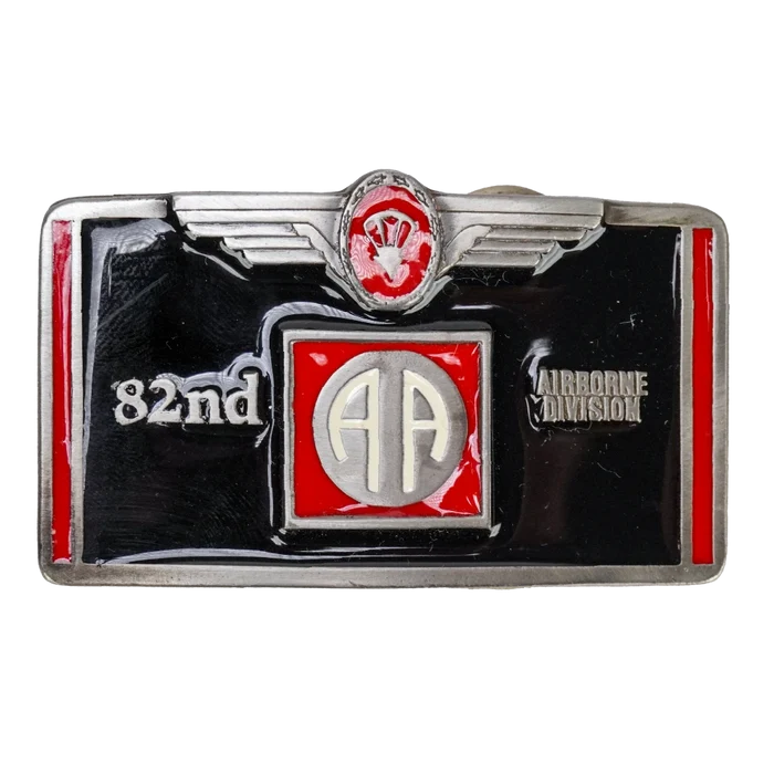 US Made 82nd Airborne Belt Buckle - Army & Outdoors - Belts
