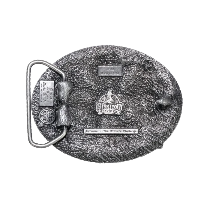 US Made Airborne Belt Buckle, Item 1 - Army & Outdoors - Belts