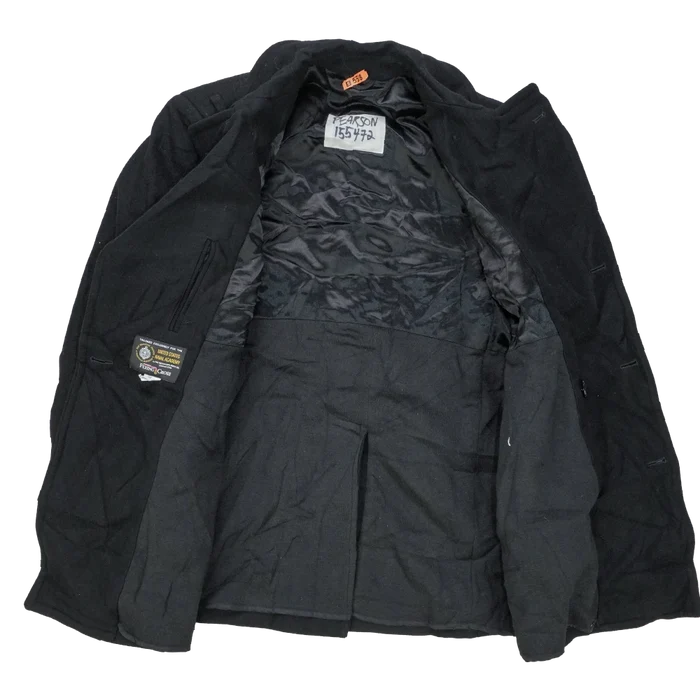 US Naval Academy Wool Pea Coat - 40R, Medium - US Navy Surplus - Great Coats