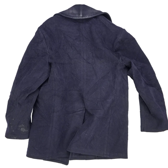 US Navy 1960s Wool Pea Coat - 38R, Small - US Navy Surplus - Great Coats