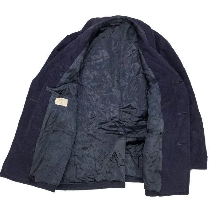 US Navy 1960s Wool Pea Coat - 38R, Small - US Navy Surplus - Great Coats