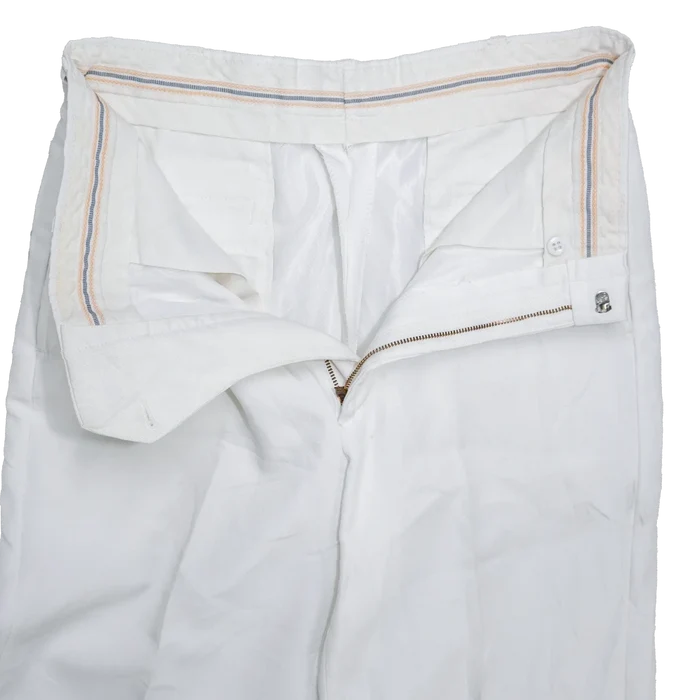 US Navy White Service Dress Trousers - 31R, Small - US Navy Surplus - Dress Trousers