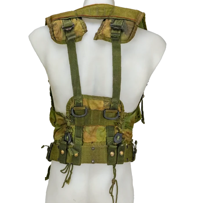 USGI 1st Gen Woodland Load Bearing Vest w/ Belt - Medium - US Army Surplus - Combat Vests & Rigs