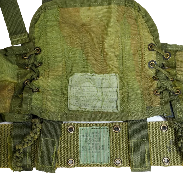 USGI 1st Gen Woodland Load Bearing Vest w/ Belt - Medium - US Army Surplus - Combat Vests & Rigs