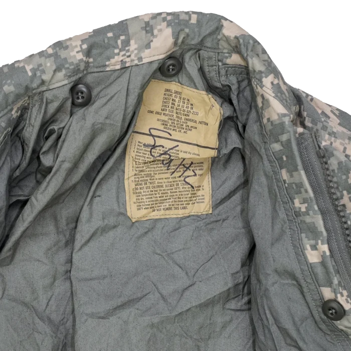 USGI ACU M65 Jacket - Small Short - US Army Surplus - Field Jackets