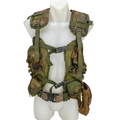 USGI Enhanced Woodland Load Bearing Vest w/ Belt - Large - Film Production Used - Combat Vests & Rigs