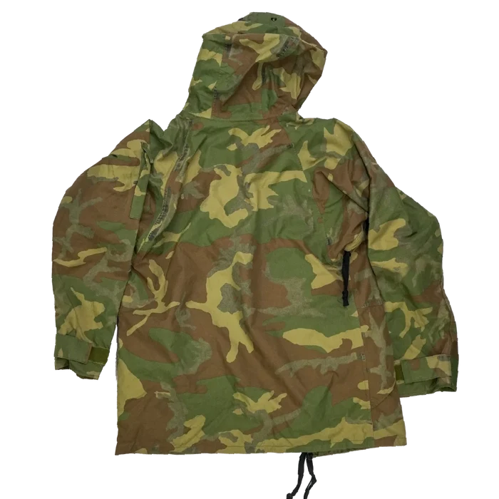 USGI Woodland Gore-Tex Jacket - Medium Long - US Army Surplus - Rain Jackets