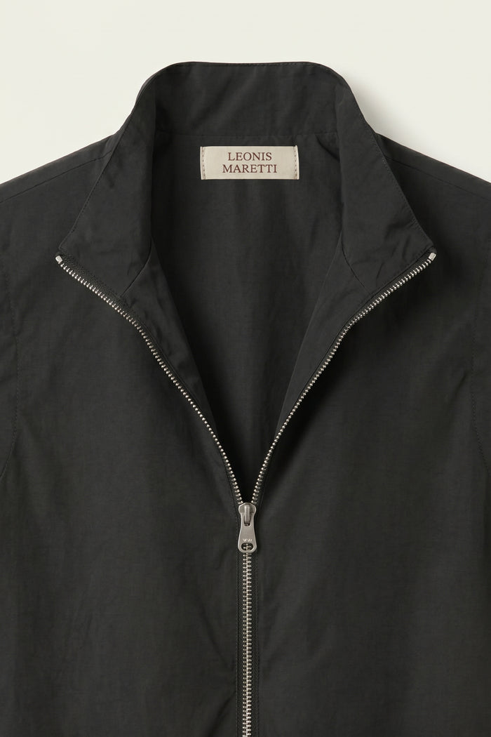 Valeno Stand-Collar Zip Vest Black