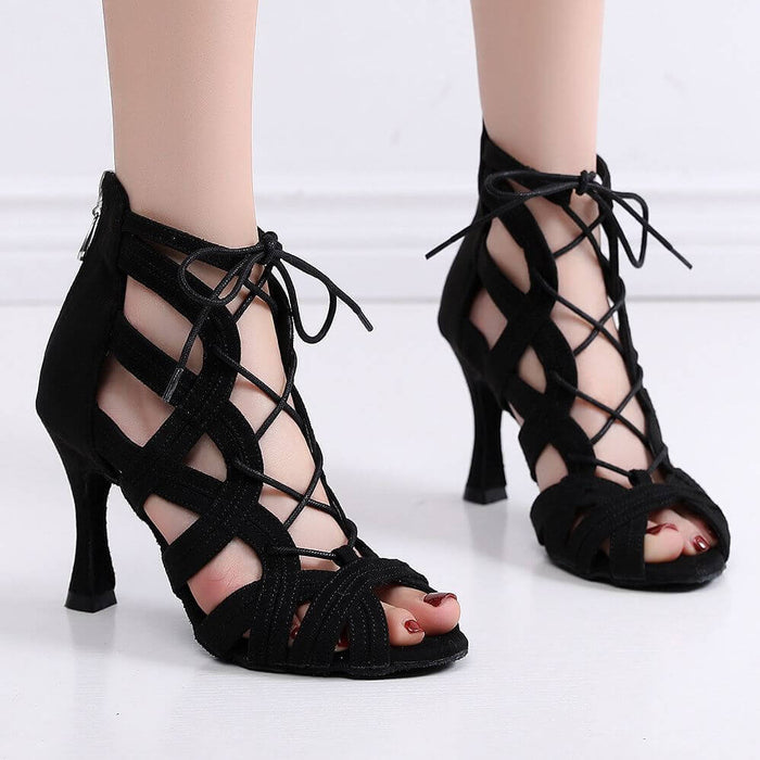 Velvet Rhythm Women Dance Heels for Confident Movement