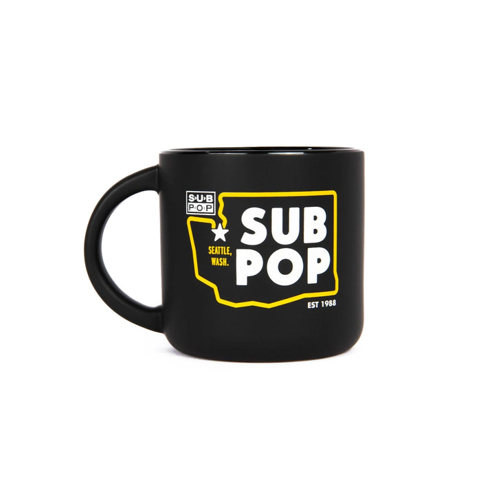 WA State Black w/Yellow Mug
