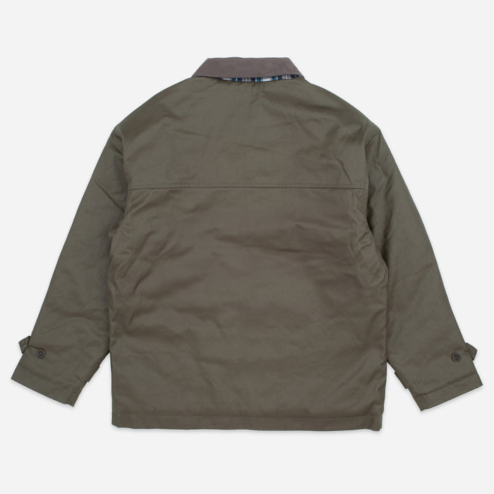 WAXED HUNTING JACKET - OLIVE