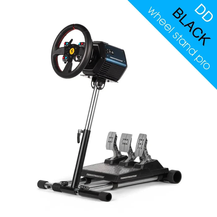 Wheel Stand Pro DD for Logitech, Fanatec, Moza Racing R9, R12 - BLACK - Sim Race Webshop B.V.