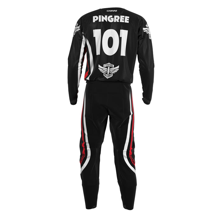 Whiskey Throttle MX Gear - Red White Striped