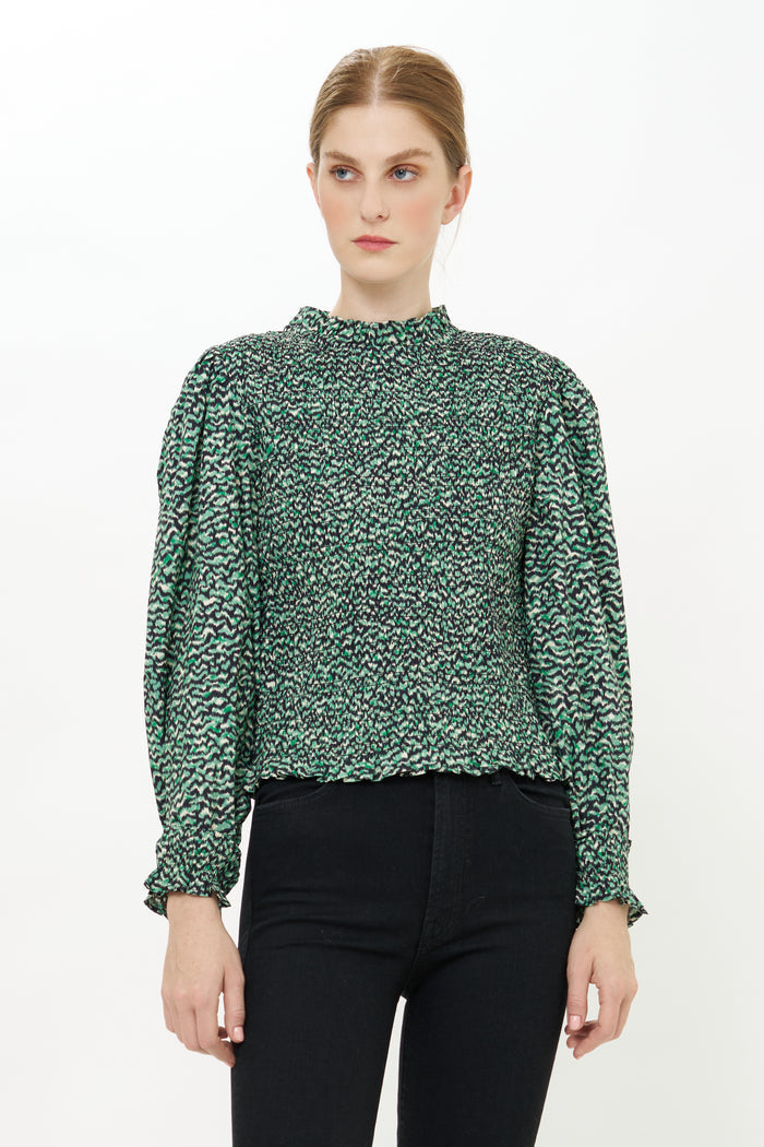 Willow Top- Jag Green
