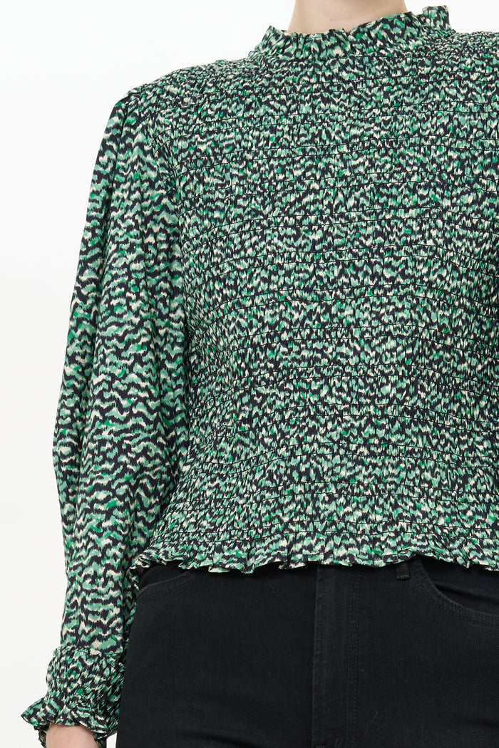 Willow Top- Jag Green