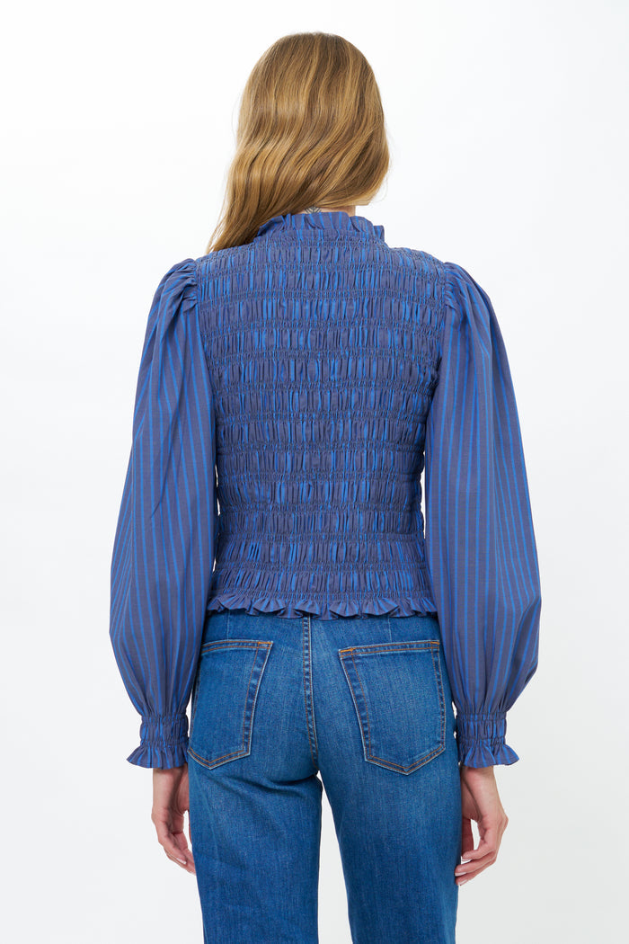 Willow Top- Morgan Blue