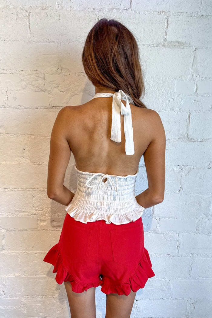 Wink Halter Top, Halter Top, Tops, Summer Styles, Game Day Outfits, Game Day Styles, Adeline Boutique, Boutique Styles