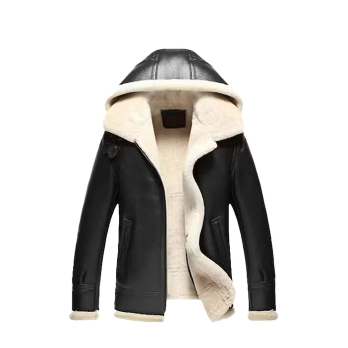 Women's Black Bomber B3 RAF Aviator Real Leather Jacket Leather Outlet