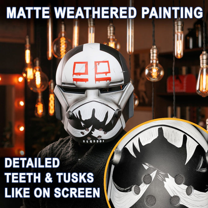 Wrecker Bad Batch Helmet from Star Wars / Cosplay Helmet / The Bad Batch / Star Wars Helmet Cyber Craft
