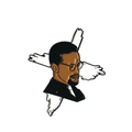 X Enamel Pin