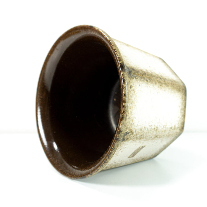 XL 1970s Beige Brown Midcentury Ceramic Planter by SCHEURICH 932-18