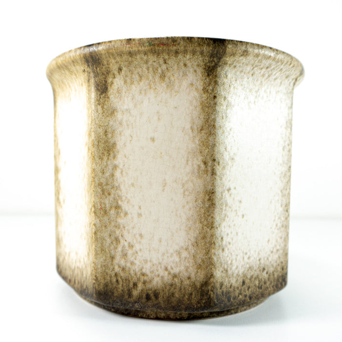 XL 1970s Beige Brown Midcentury Ceramic Planter by SCHEURICH 932-18