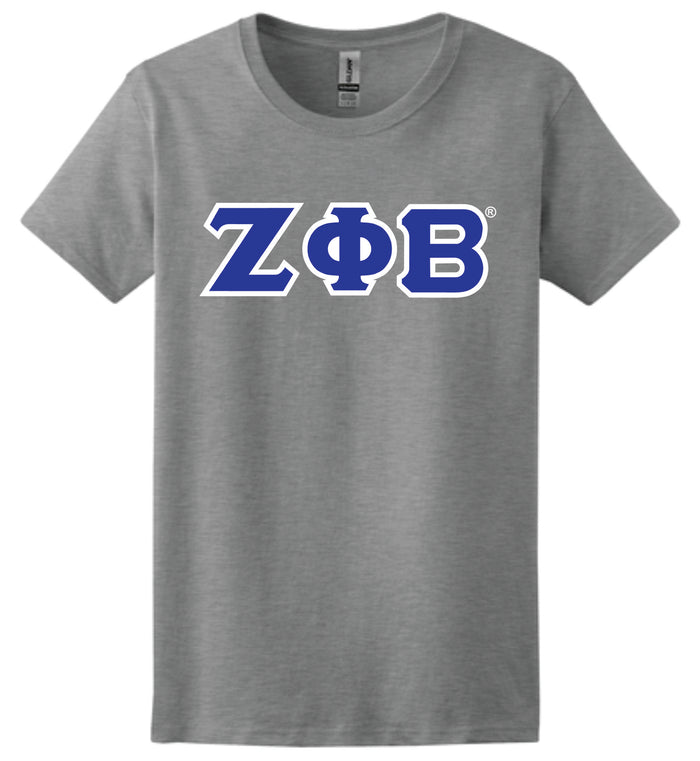 Zeta Ladies Basic Applique Tee